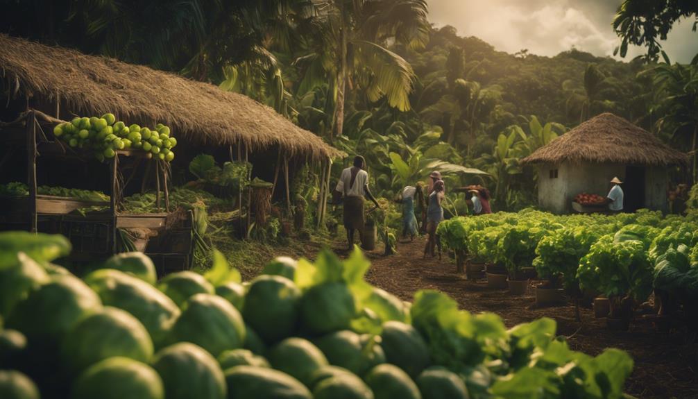 agricultural impact in martinique