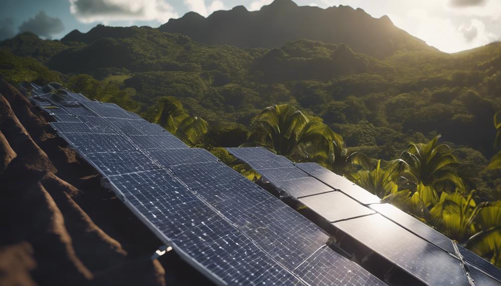 Analyse du potentiel solaire en Martinique montrant les facteurs influençant le rendement des panneaux solaires