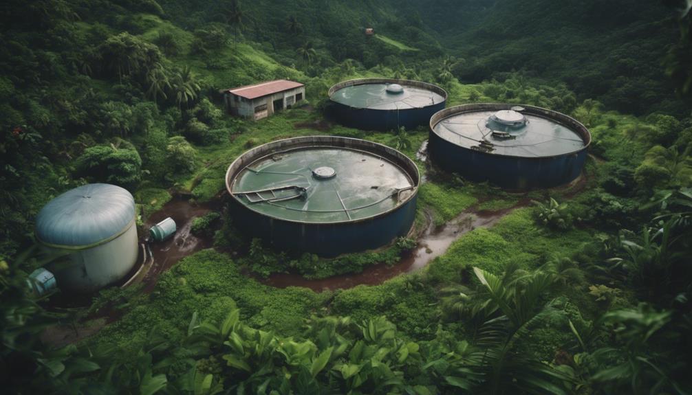 collecting rainwater in martinique underground cisterns spotlight