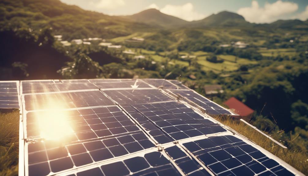 Différentes technologies de panneaux solaires adaptées au climat tropical de la Martinique