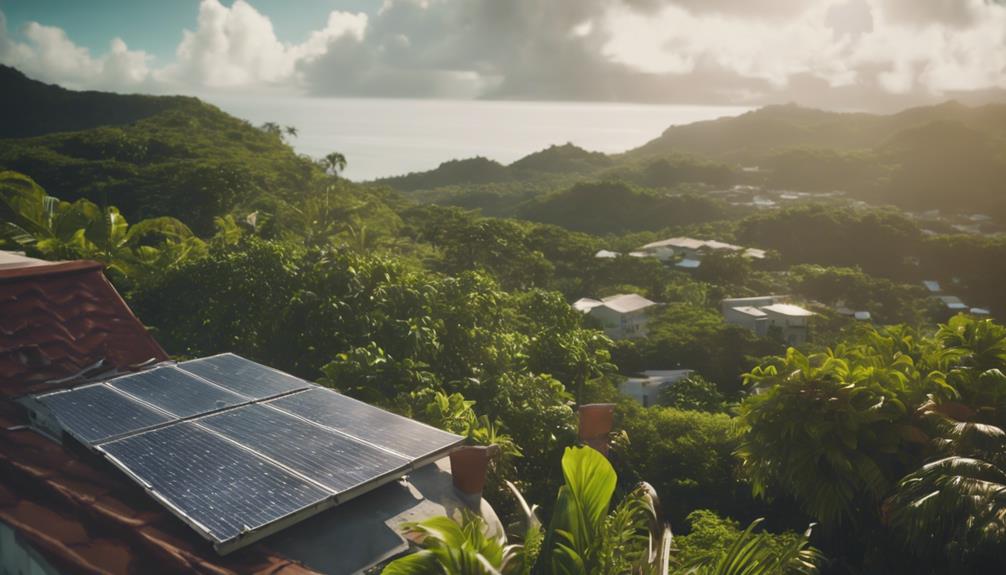 environmental impact in martinique