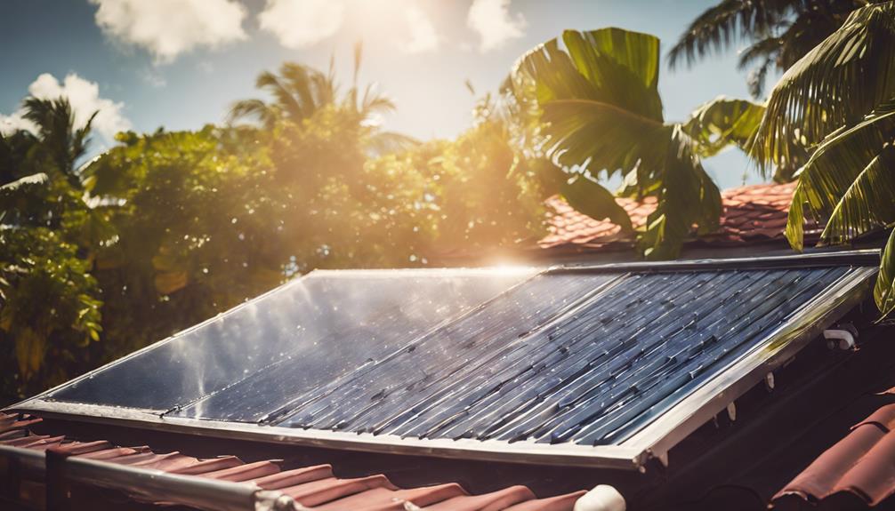 maintenance of solar water heater in martinique