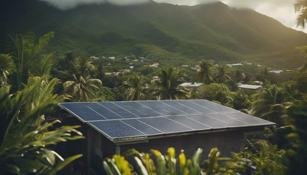 nergie solaire en martinique