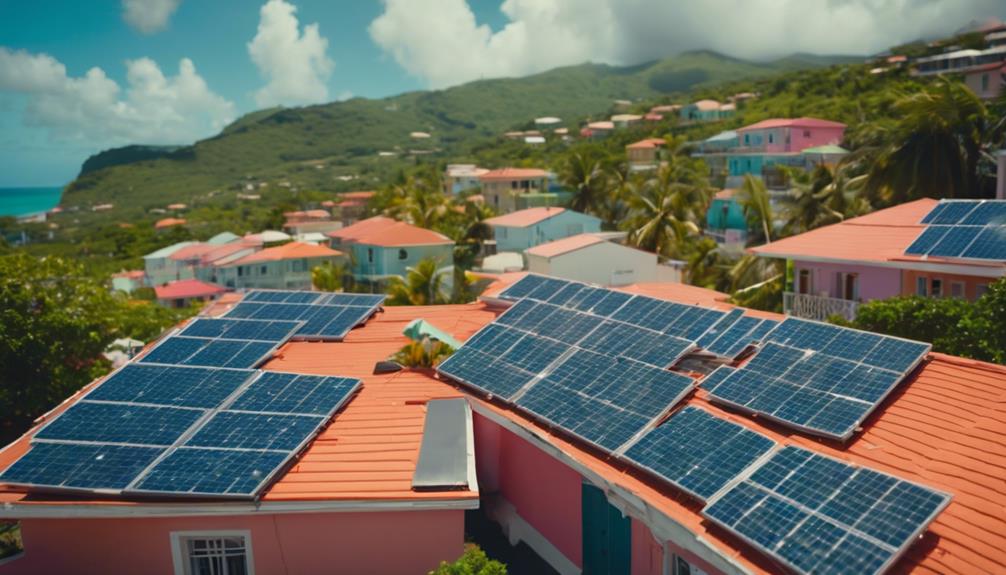 panneaux solaires en martinique