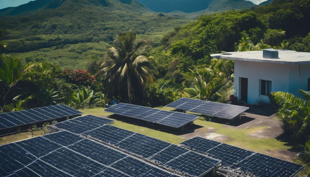 panneaux solaires pour martinique