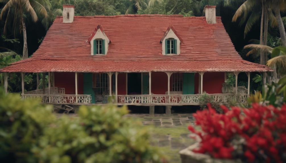 Rénovation de toiture en tuiles céramiques sur une maison coloniale en Martinique