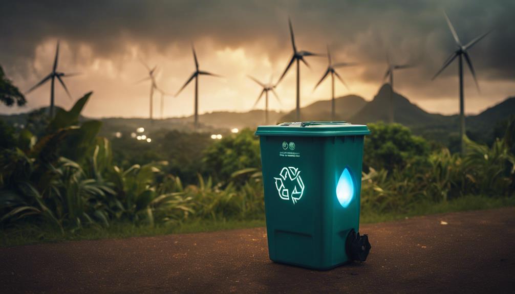 recyclage des led martinique