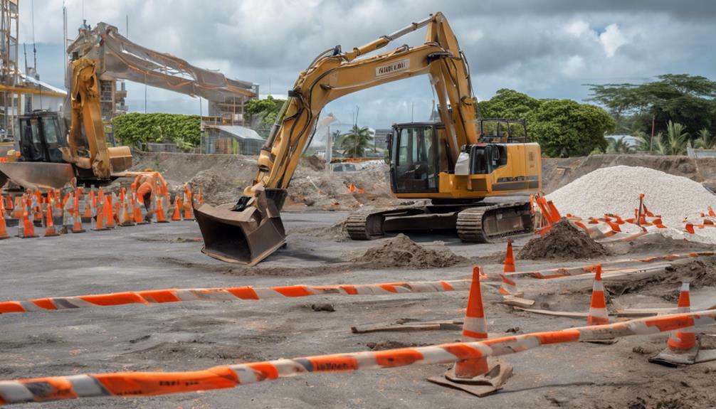 prepare renovation construction site