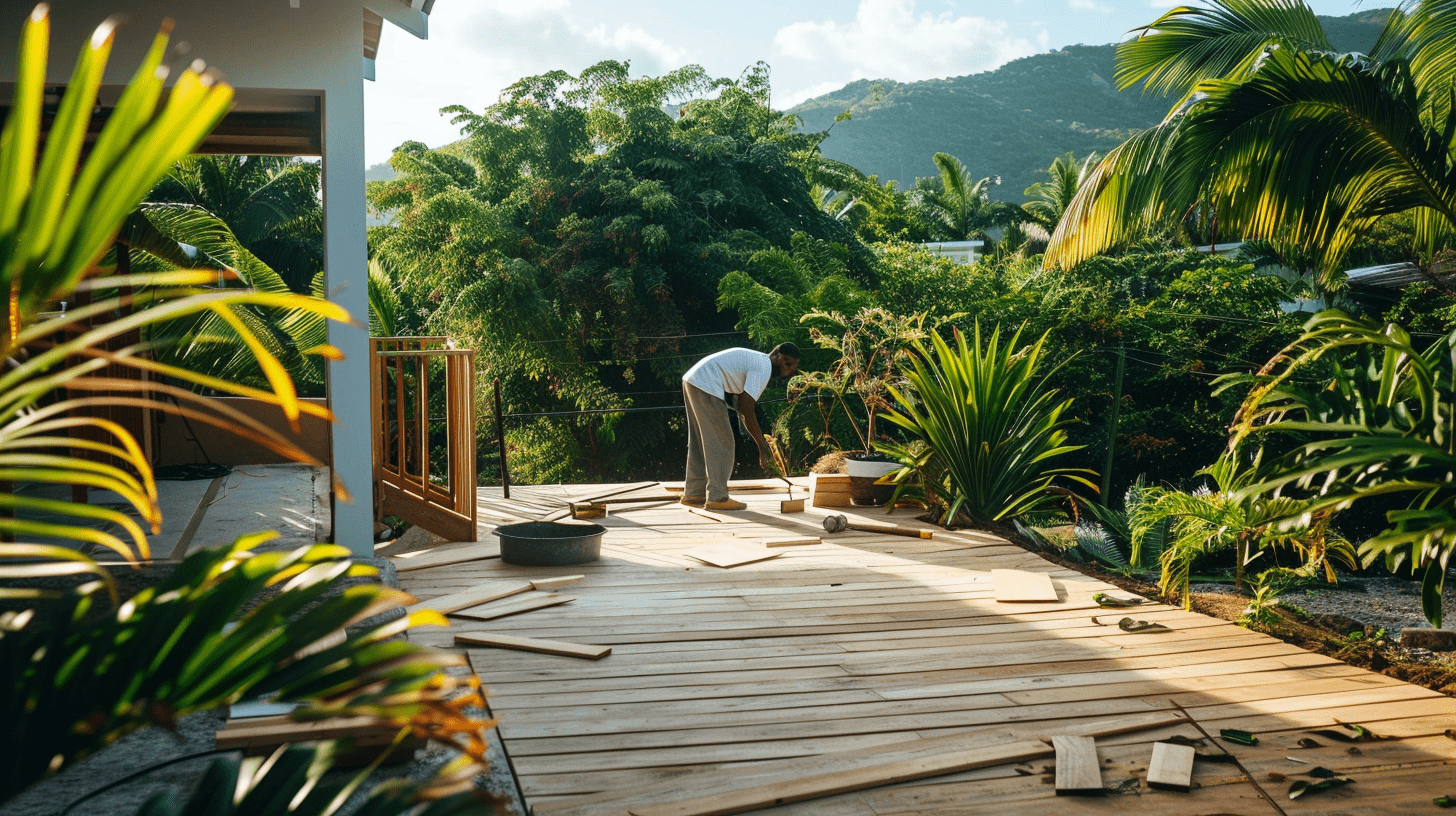 avancee de terrasse martinique