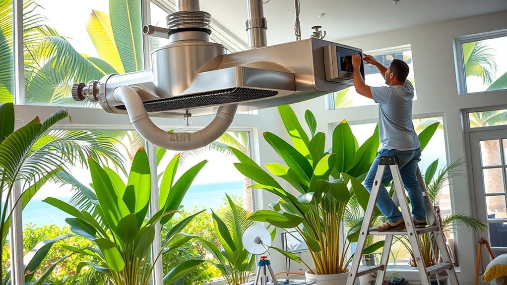 guide d'installation de l' circulateur d'air