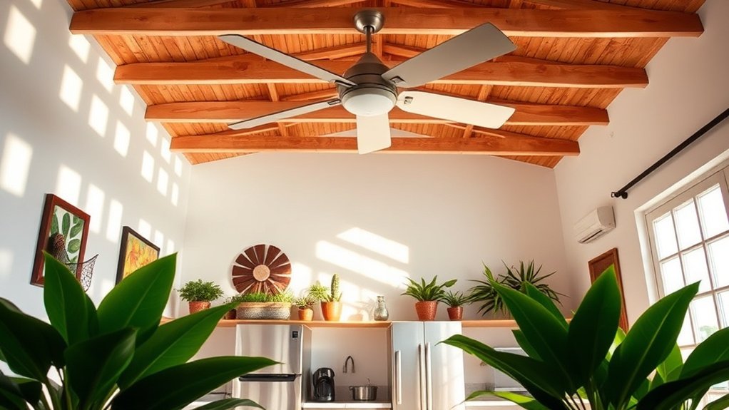 les avantages environnementaux des ventilateurs de plafond