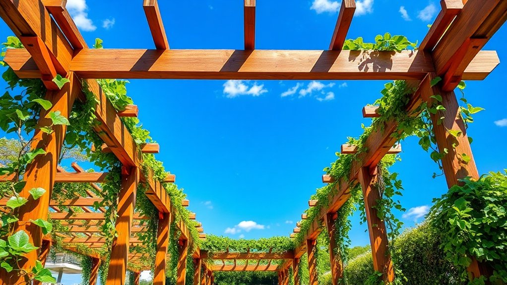 sélection de matériaux de pergola résistants aux cyclones