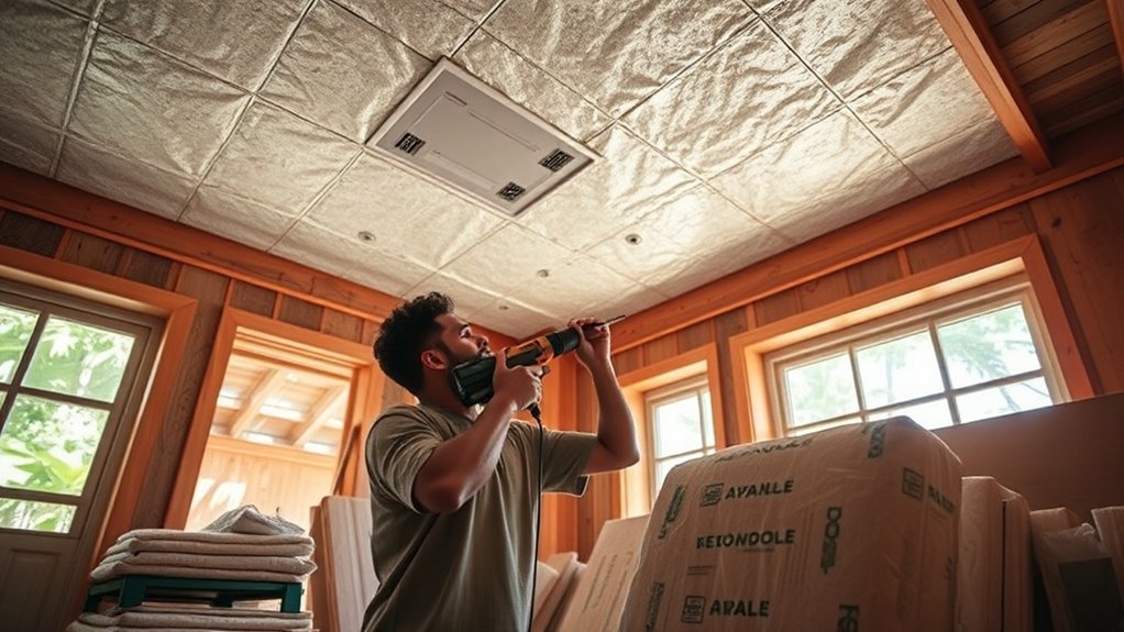 techniques d'économie de coûts d'isolation DIY