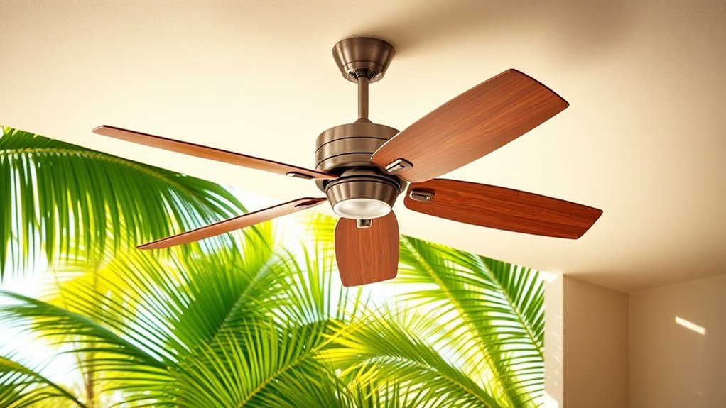 conception de ventilateur de plafond écologique