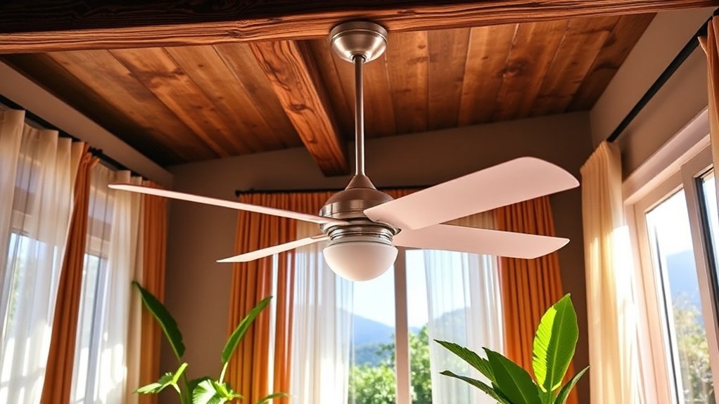 ventilateur de plafond élégant et économe en énergie