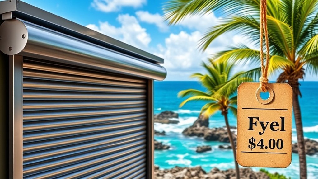 volets roulants de protection contre les ouragans