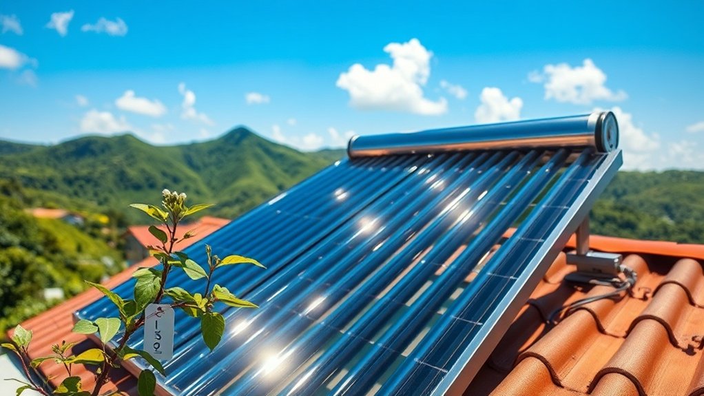 tarification initiale des chauffe-eau solaires