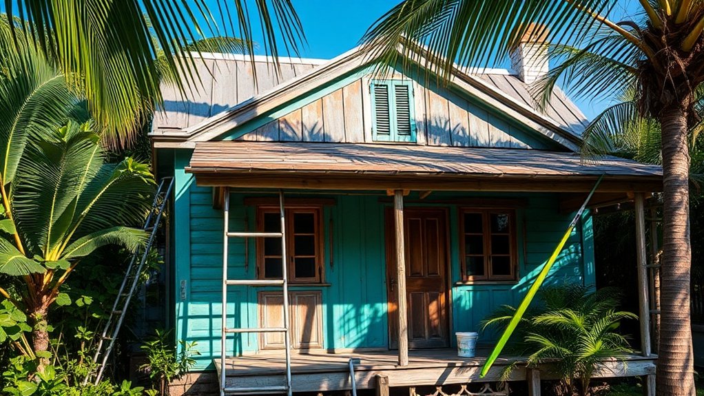 maison de rénovation en Martinique