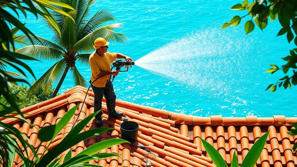 services de nettoyage de toit Martinique
