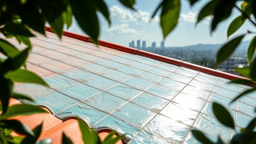 L'isolation du toit améliore l'efficacité énergétique