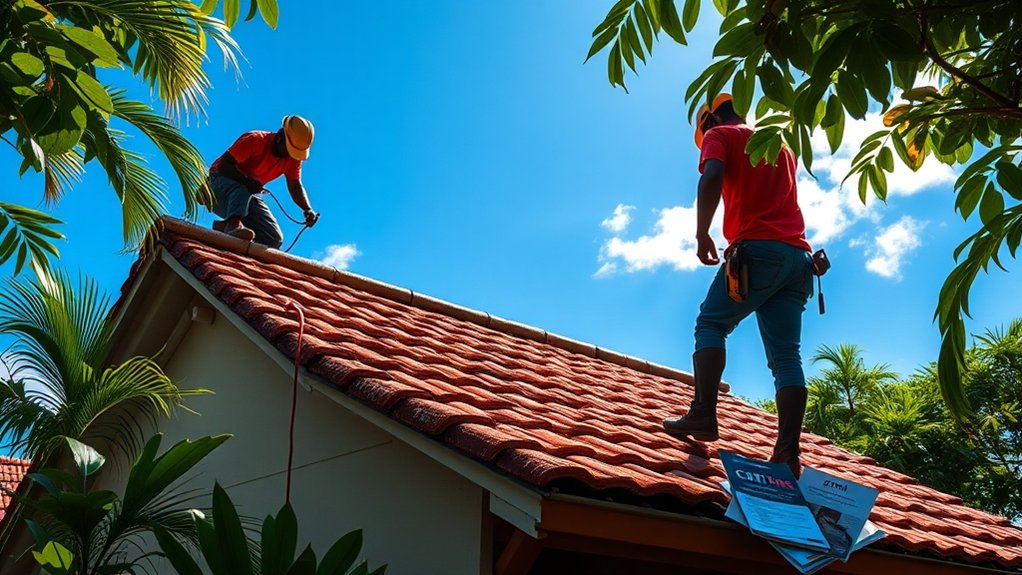 La rénovation de toit garantit l'intégrité de la propriété