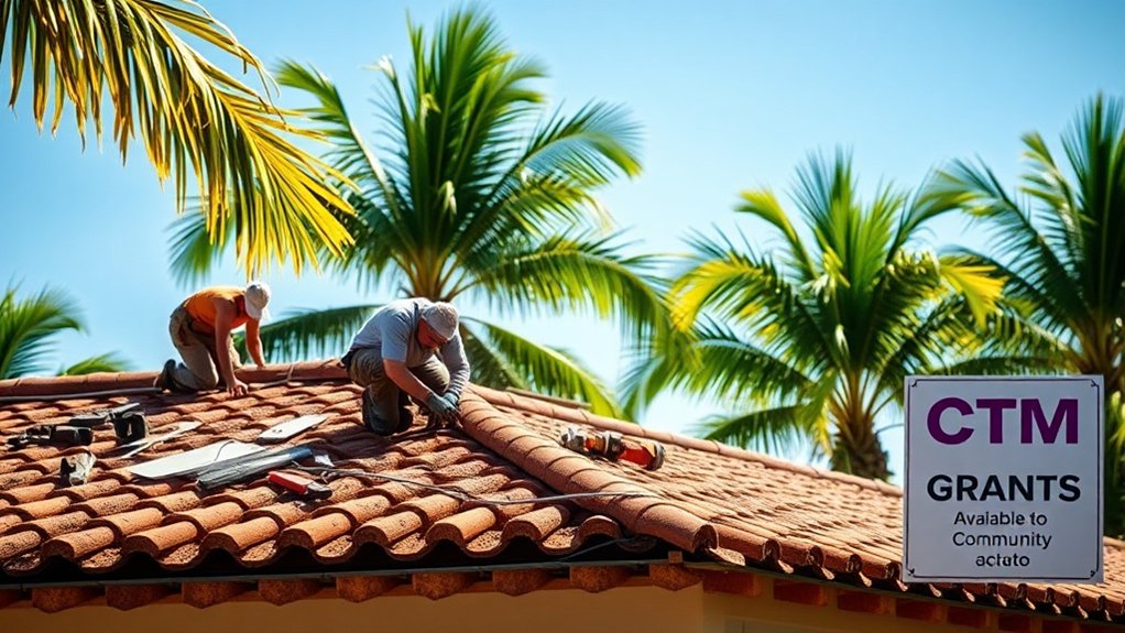 subventions pour la rénovation de toiture Martinique