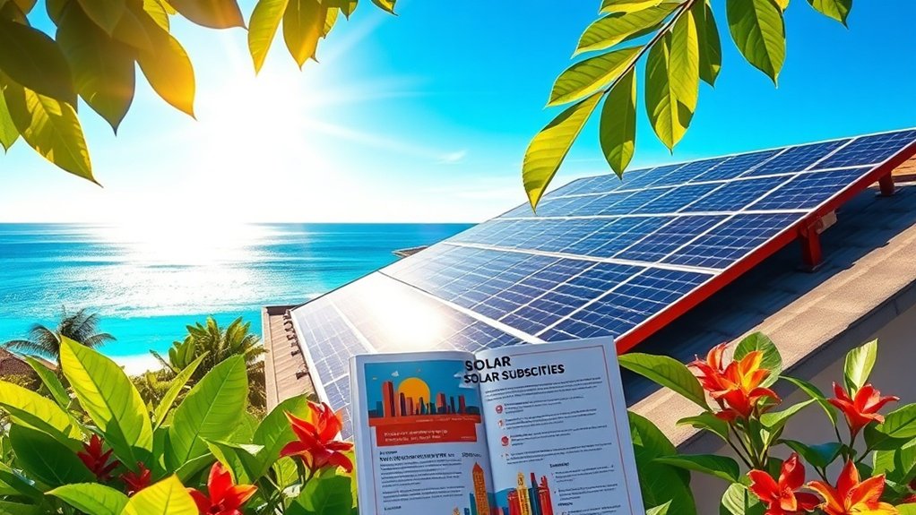 subventions pour panneaux solaires Martinique