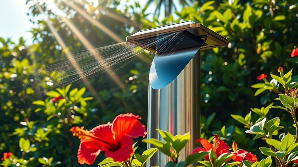 technologie de refroidissement par air alimentée par énergie solaire