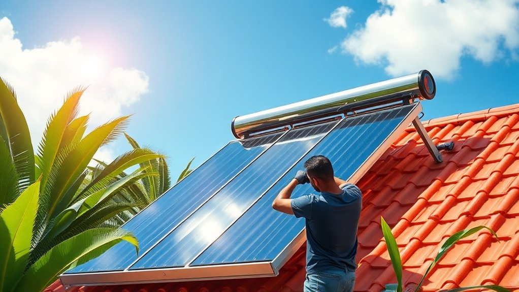 types de chauffe-eau solaires