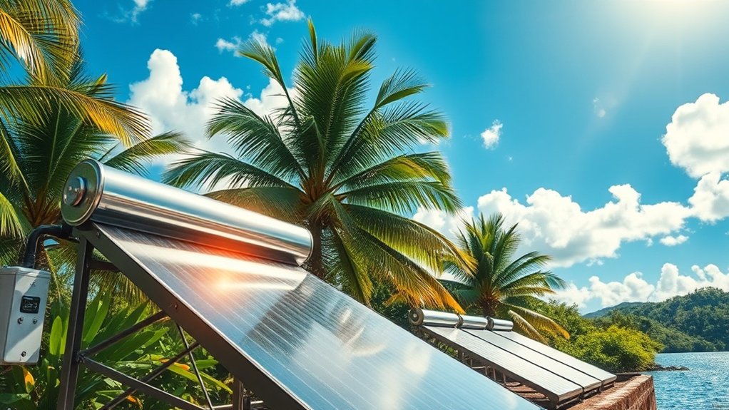 solutions de chauffage de l'eau solaire