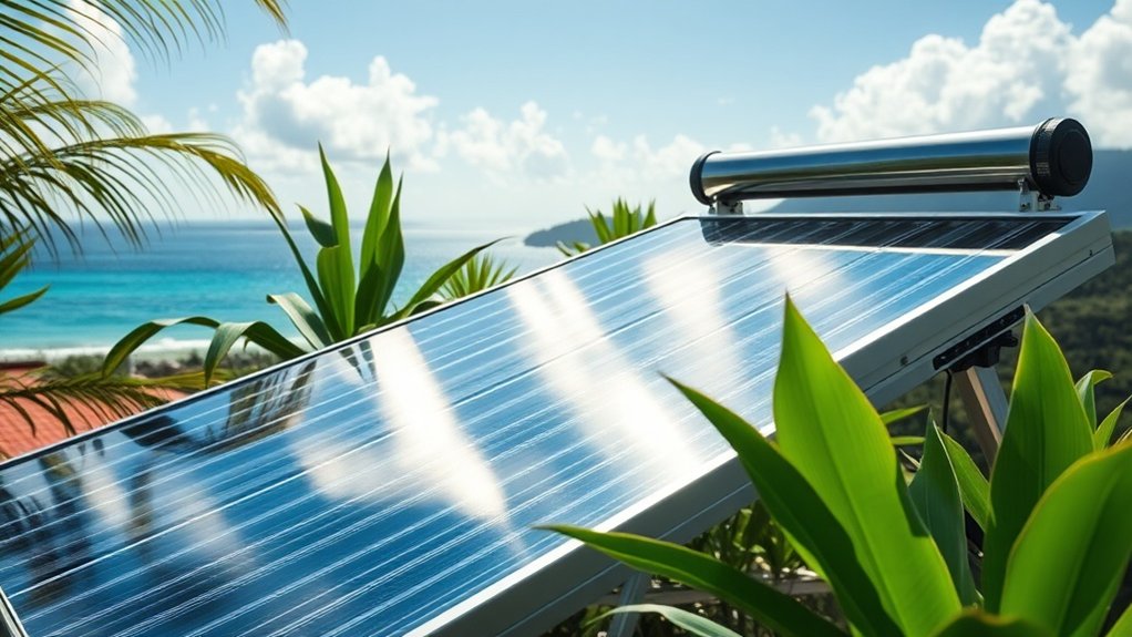 systèmes de chauffage de l'eau solaires