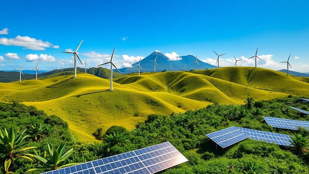 projets d'énergie durable en cours