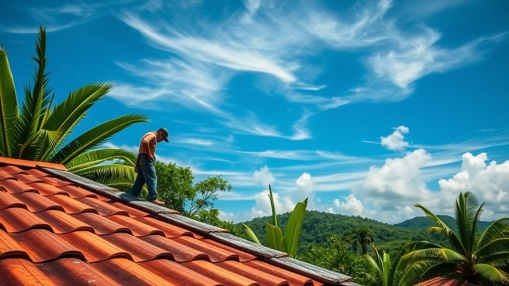 défis de toiture dans un climat tropical