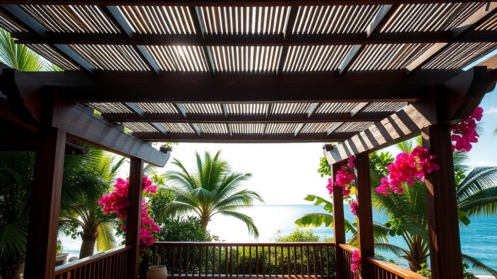 durabilité des matériaux de pergola tropicale