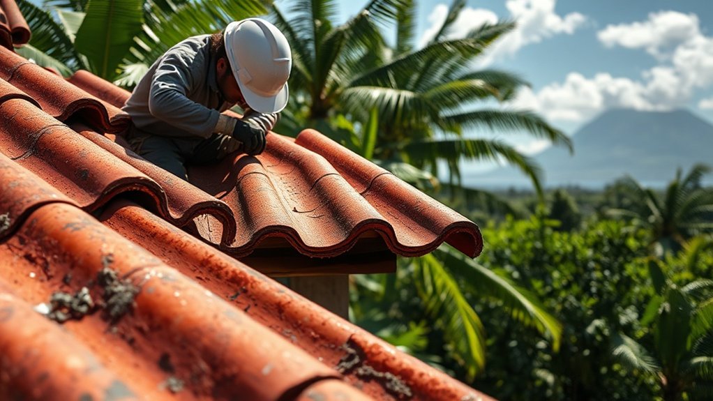 problèmes courants de toiture Martinique