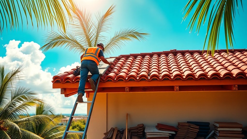 assistance pour la rénovation de toiture Martinique